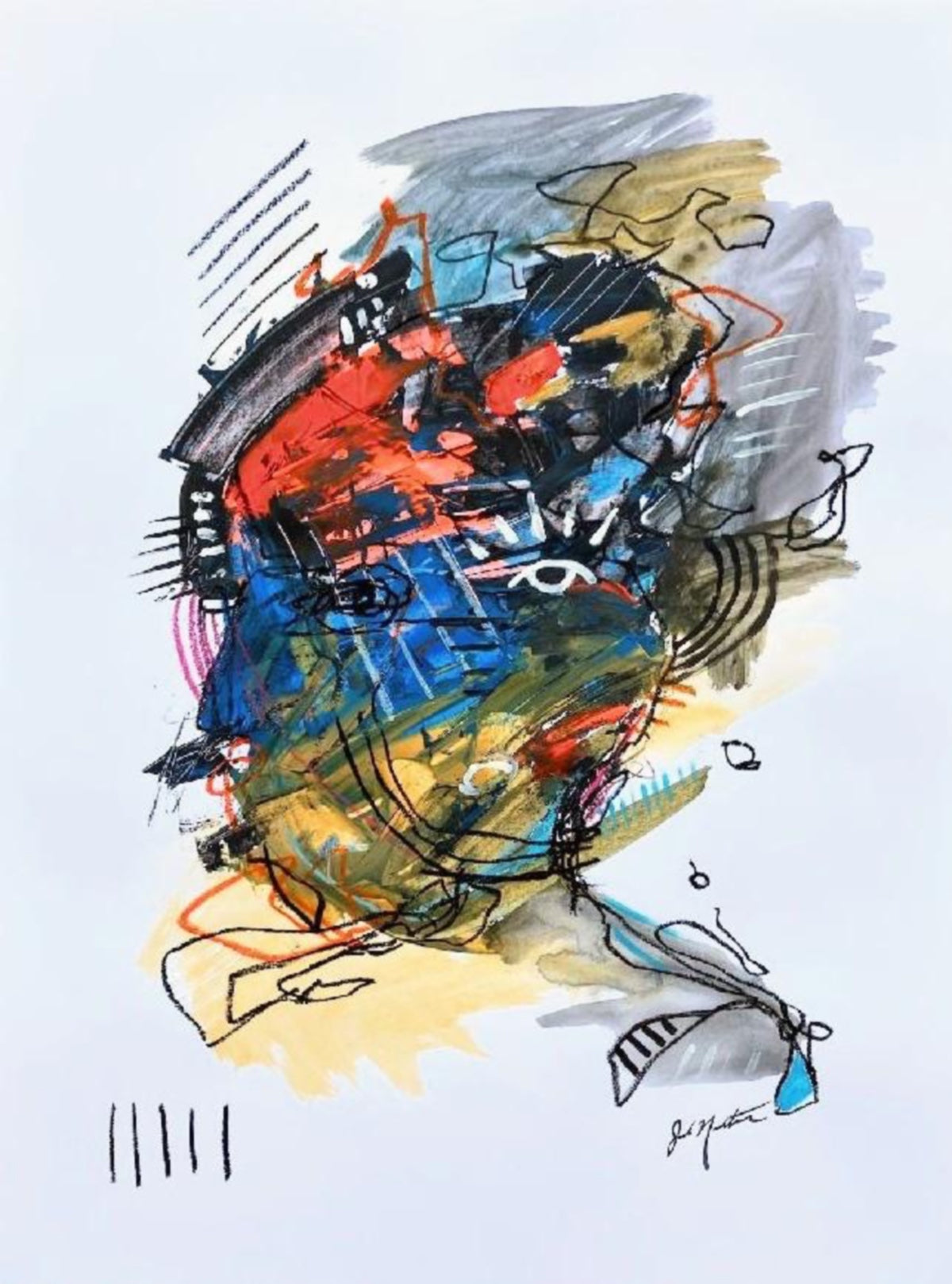 Beth Can't See Past the New Static – Nordstrum Fine Art